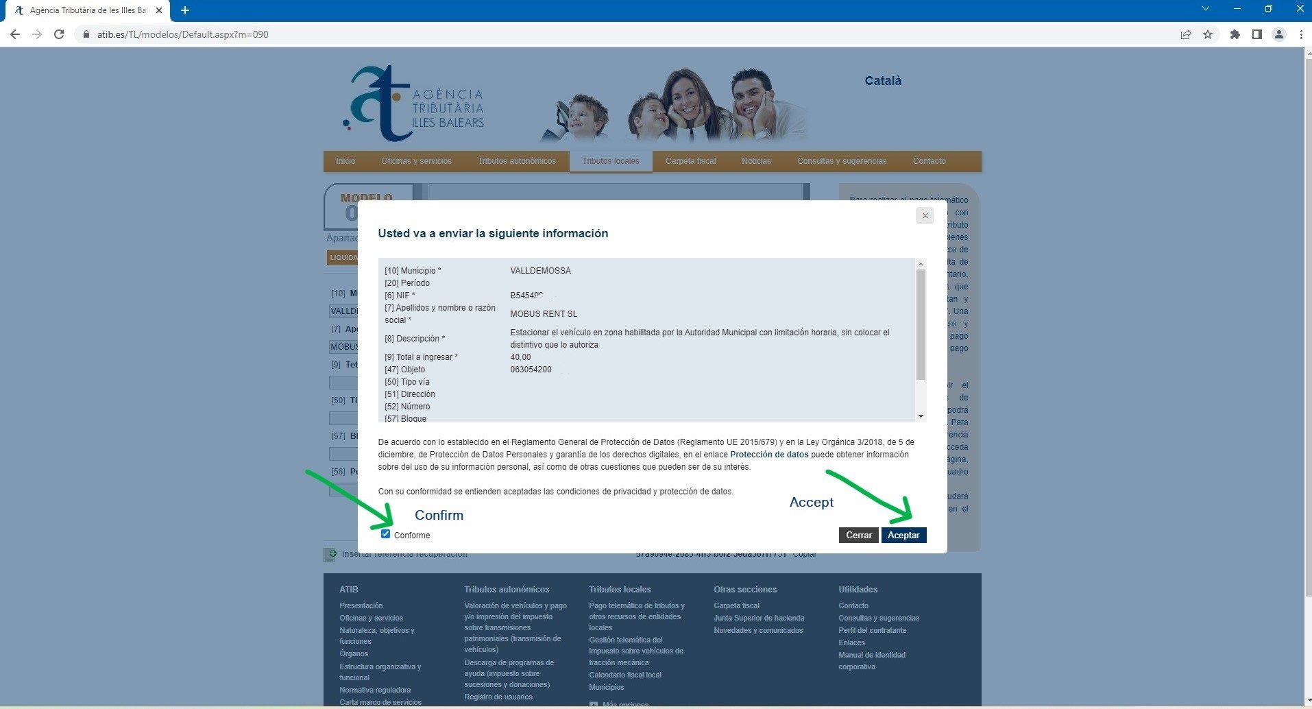 How to pay your parking fine in Mallorca 5