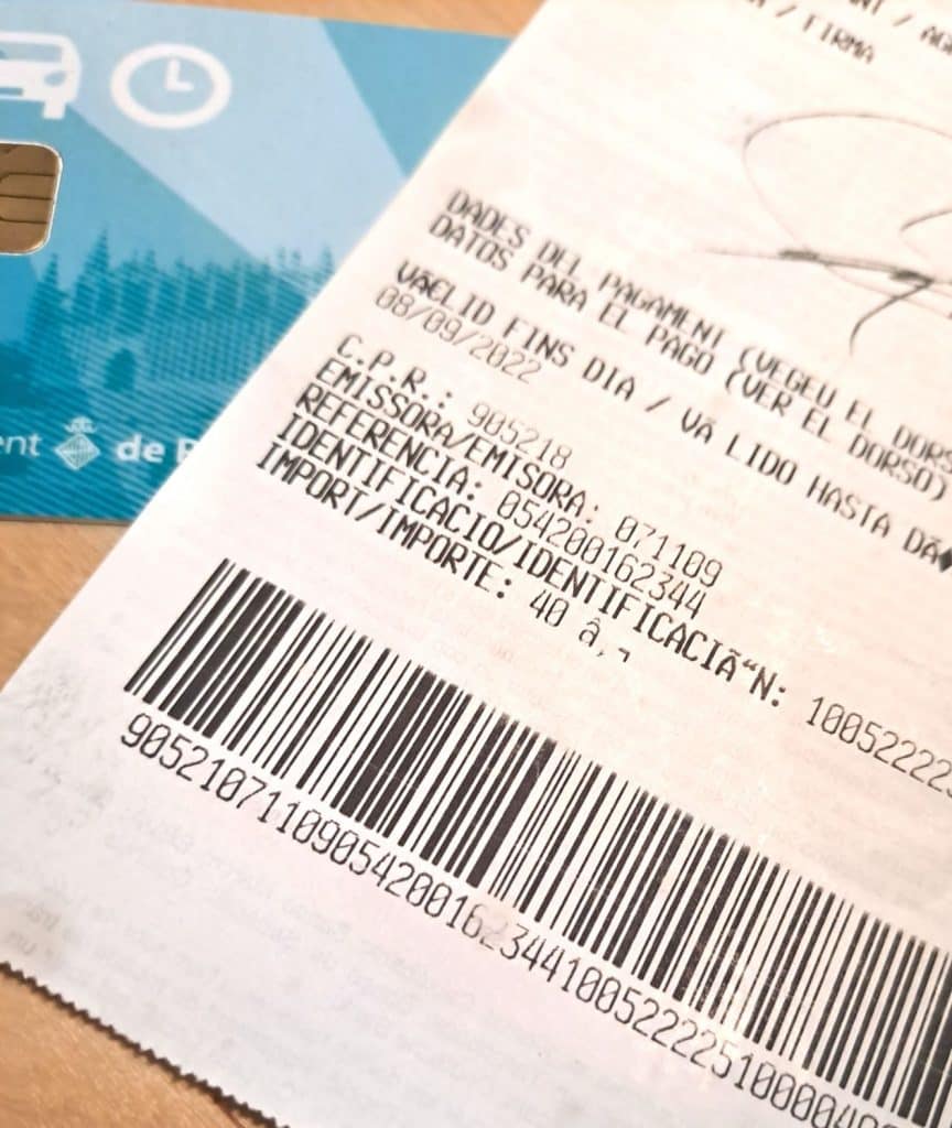 Parking ticket in Mallorca - pay the fine via atib.es