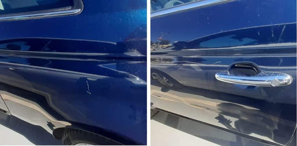 Click rent Mallorca rental car scratch