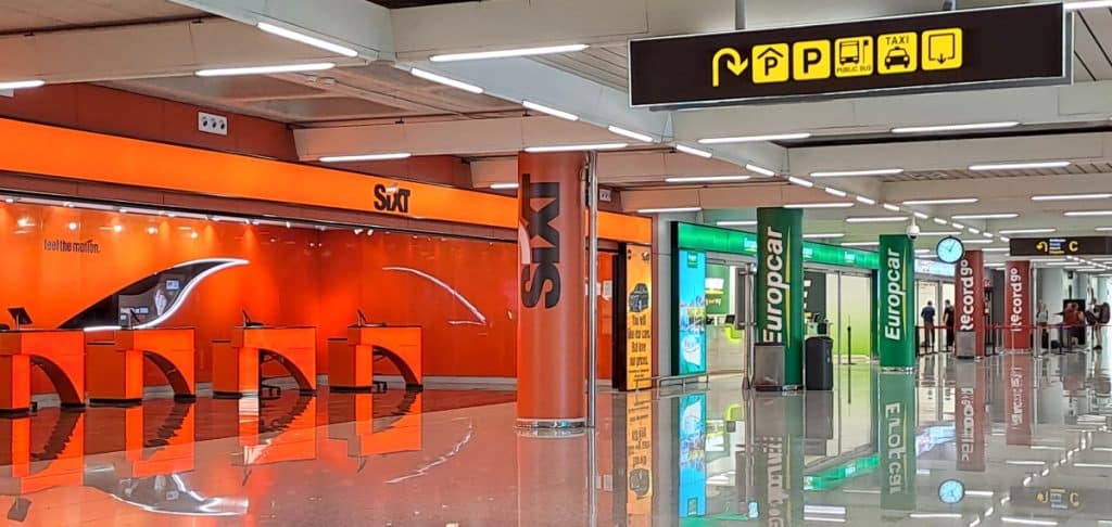 Car rental ofice Mallorca airport PMI