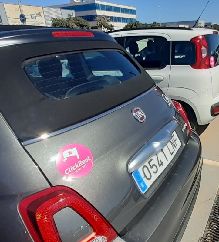 Fiat 500 at Clickrent Mallorca