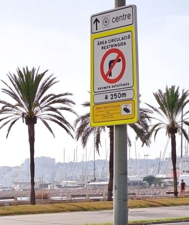 ACIRE sign in Palma de Mallorca