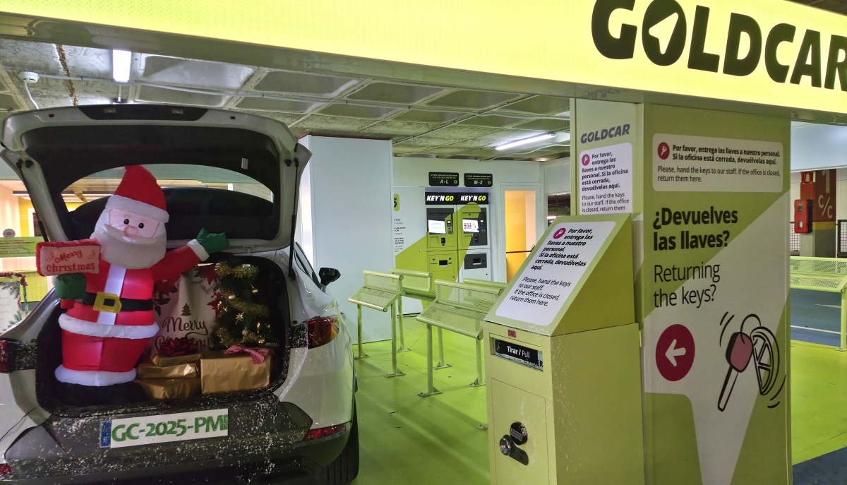 Return of vehicle at Palma airport Goldcar Mallorca