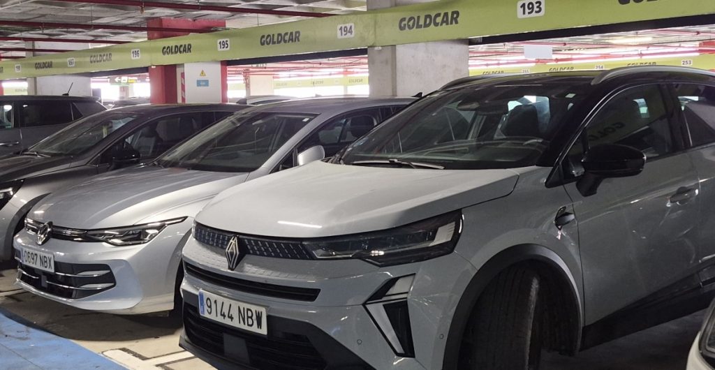 Goldcar Car rental Mallorca pick up cars parking
