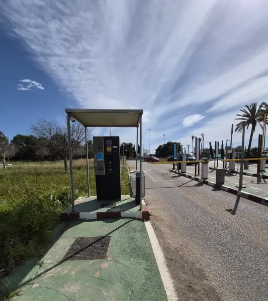 Palma Airport- Pay station at Parking G
